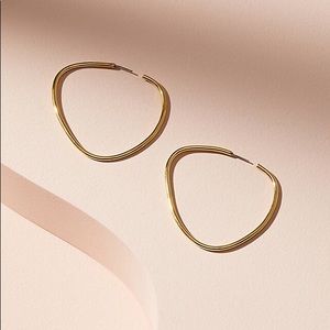 NWT Lou & Grey Soko Maxi Sabi Hoop Earrings